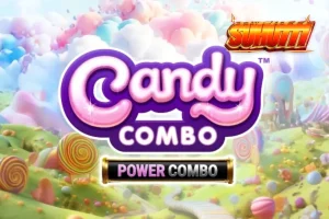 Tampilan visual slot Candy Combo Power Combo King Millions dengan tema permen yang ceria